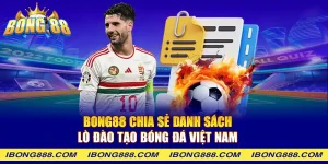 Bong88 chia sẻ danh sách lò đào tạo bóng đá Việt Nam