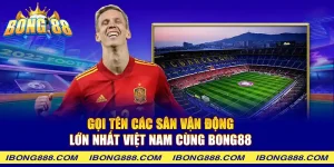 Gọi tên các sân vận động lớn nhất Việt Nam cùng Bong88